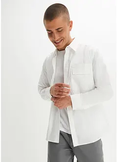 Chemise manches longues avec poche poitrine, bonprix