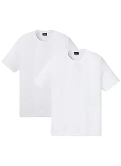 Lot de 2 T-shirts en coton, bonprix