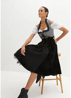 Dirndl avec jupe en velours (ens. 2 pces.), bonprix