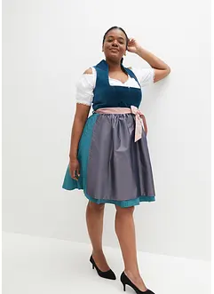 Dirndl avec velours en longueur midi (ens. 2 pces), bonprix