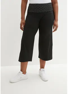 Jupe-culotte avec taille confortable, mi-mollet, bonprix