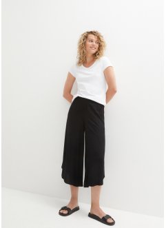 Jupe-culotte avec taille entièrement élastiquée, bpc bonprix collection
