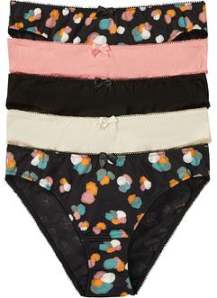Lot de 5 slips avec coton, bpc bonprix collection