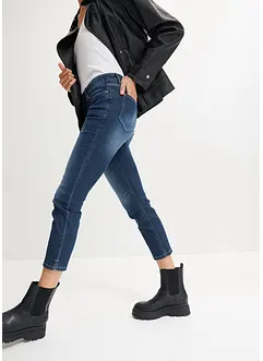 Jean 7/8 extensible avec fente, bonprix