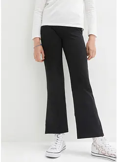 Pantalon évasée fille avec fentes, bonprix