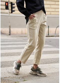 Pantalon en twill avec poches utility et taille confortable, bpc bonprix collection