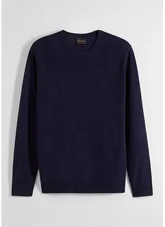 Pull en laine avec teneur en Good Cashmere Standard®, col rond, bonprix