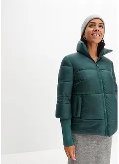 Veste matelassée avec manches en maille, bonprix