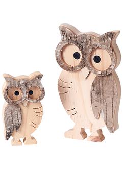 Objet déco hibou (Ens. 2 pces.), bpc living bonprix collection