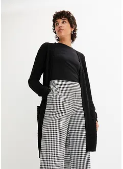Gilet long en maille bouclée, bonprix