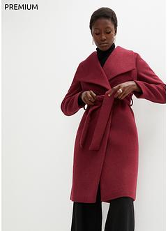 Manteau en laine mélangée avec lien à nouer, bpc selection premium
