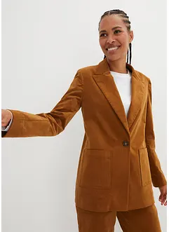 Blazer en velours côtelé avec poches plaquées, bonprix