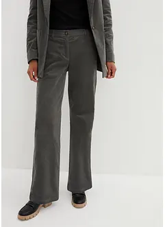 Pantalon en velours côtelé de coton stretch, bonprix