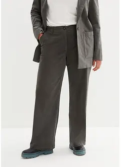Pantalon en velours côtelé de coton stretch, bonprix