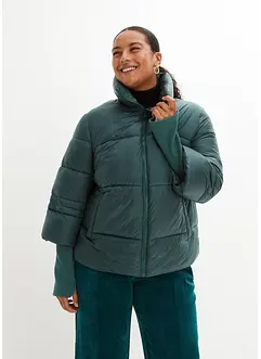 Veste matelassée avec manches en maille, bonprix