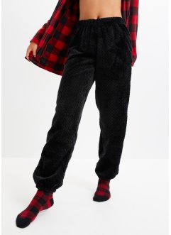 Pantalon de pyjama en polaire douce avec intérieur douillet, bpc bonprix collection