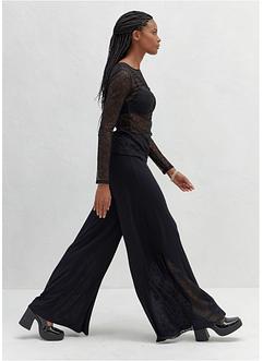 Pantalon avec empiècement dentelle, RAINBOW