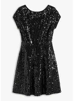 Robe à sequins avec décolleté dos plongeant, bonprix