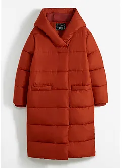 Manteau oversize matelassé avec capuche, en polyester recyclé, bonprix