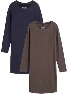 Lot de 2 robes en jersey, bonprix