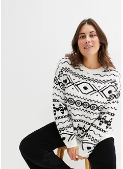 Pull norvégien à col haut, bonprix