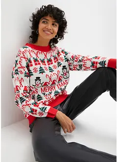 Pull de Noël en maille, bonprix