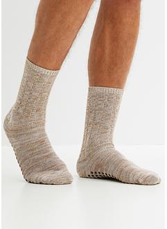 Lot de 2 paires de chaussettes d'intérieur avec semelle antidérapante, bpc bonprix collection