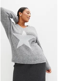 Pull motif étoile, bonprix