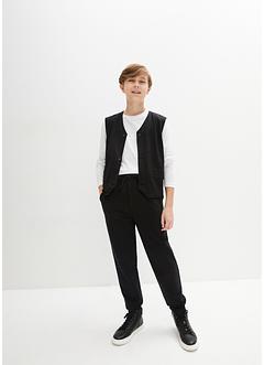 Pantalon, gilet et T-shirt manches longues garçon (ens. 3 pces), bpc bonprix collection