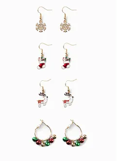 Boucles d'oreille (ens. 8 pces.), bonprix