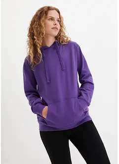Sweat à capuche en tissu éponge doux, bonprix