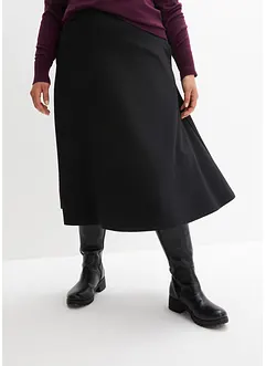 Jupe midi en viscose mélangée, bonprix