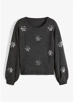 Pull à sequins, bonprix