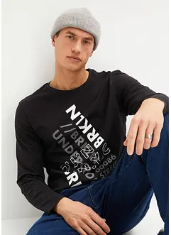 T-shirt manches longues 100% coton, bonprix