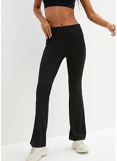 Pantalon de sport sculptant, évasé, bonprix