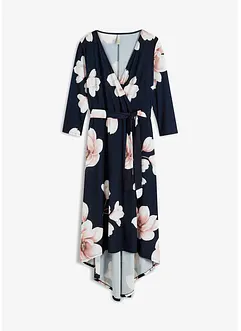 Robe courte-longue en jersey avec ceinture à nouer, bonprix