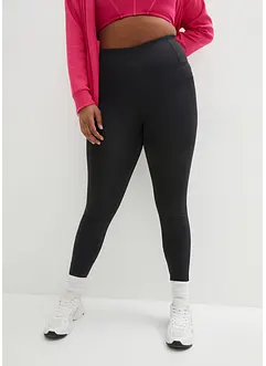 Legging de sport sculptant avec empiècements mesh, séchage rapide, bonprix