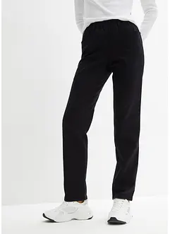 Lot de 2 pantalons extensibles à taille confortable, Straight, bonprix