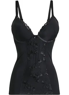 Top soutien-gorge à coques sculptant, maintien modéré, bonprix
