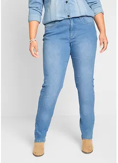 Jean droit taille normale, extensible, bonprix