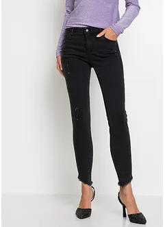 Jean skinny taille mi-haute, extensible, bonprix