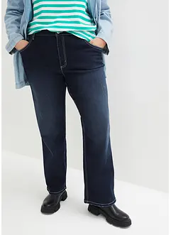 Jean taille haute Wide Leg, extensible, bonprix