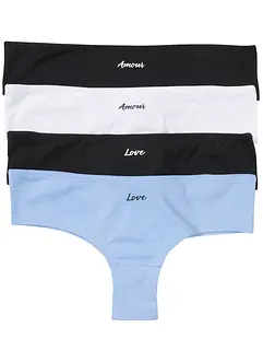 Lot de 4 slips brésiliens, bonprix