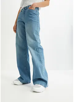 Jean large taille mi-haute, extensible, bonprix