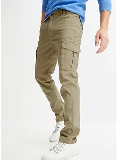 Pantalon cargo extensible Slim Fit, Straight, bonprix