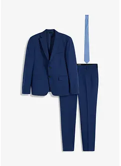 Costume avec cravate (ens. 3 pces), Regular, bonprix