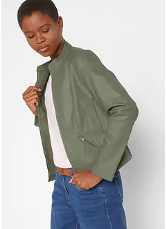Veste en viscose enduite, bonprix