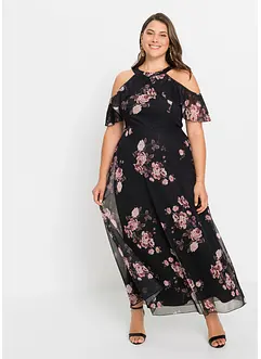 Robe longue en mesh, bonprix