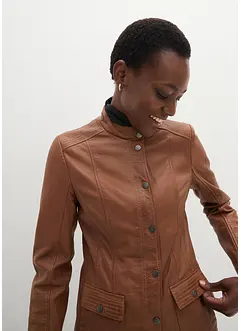 Veste en cuir nappa d’agneau, bonprix