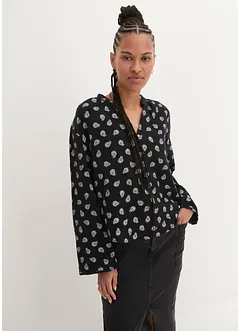 Blouse imprimée en gaze de coton, bonprix